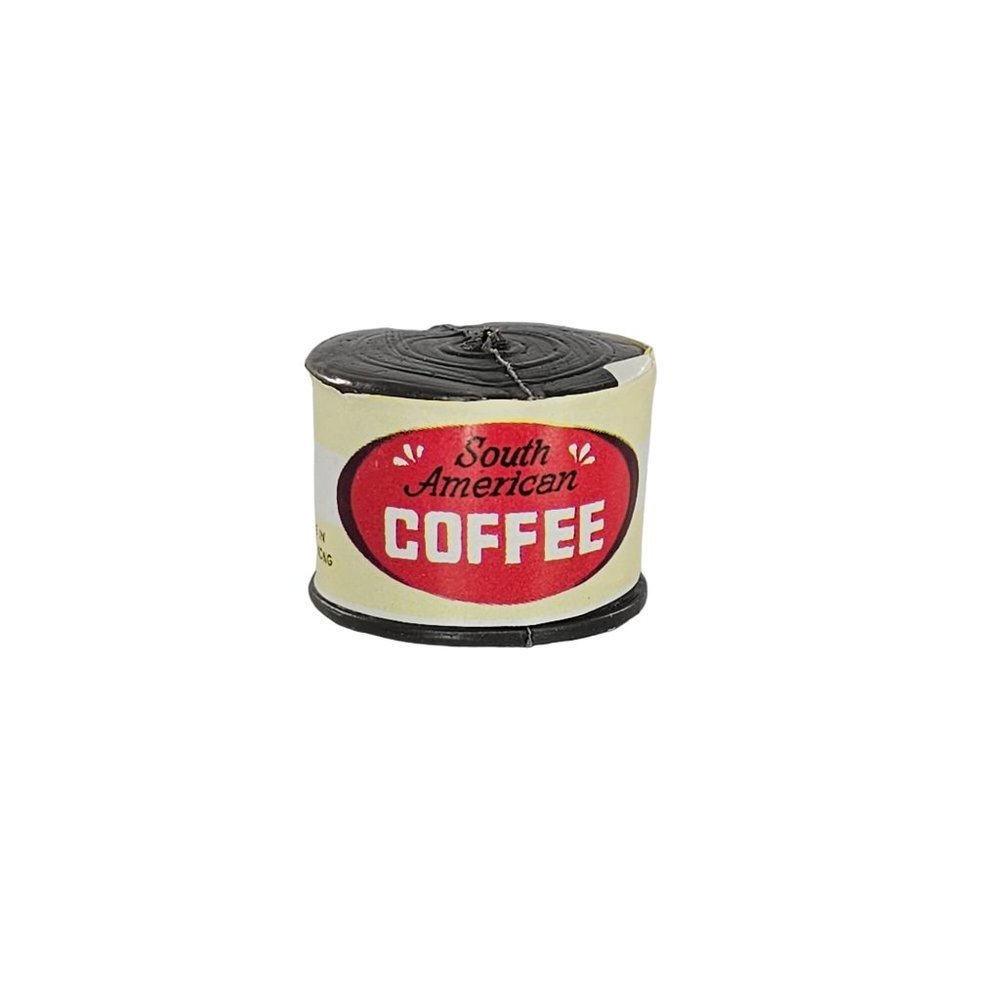 Vintage South American Coffee Can Canister Dollhouse Miniature